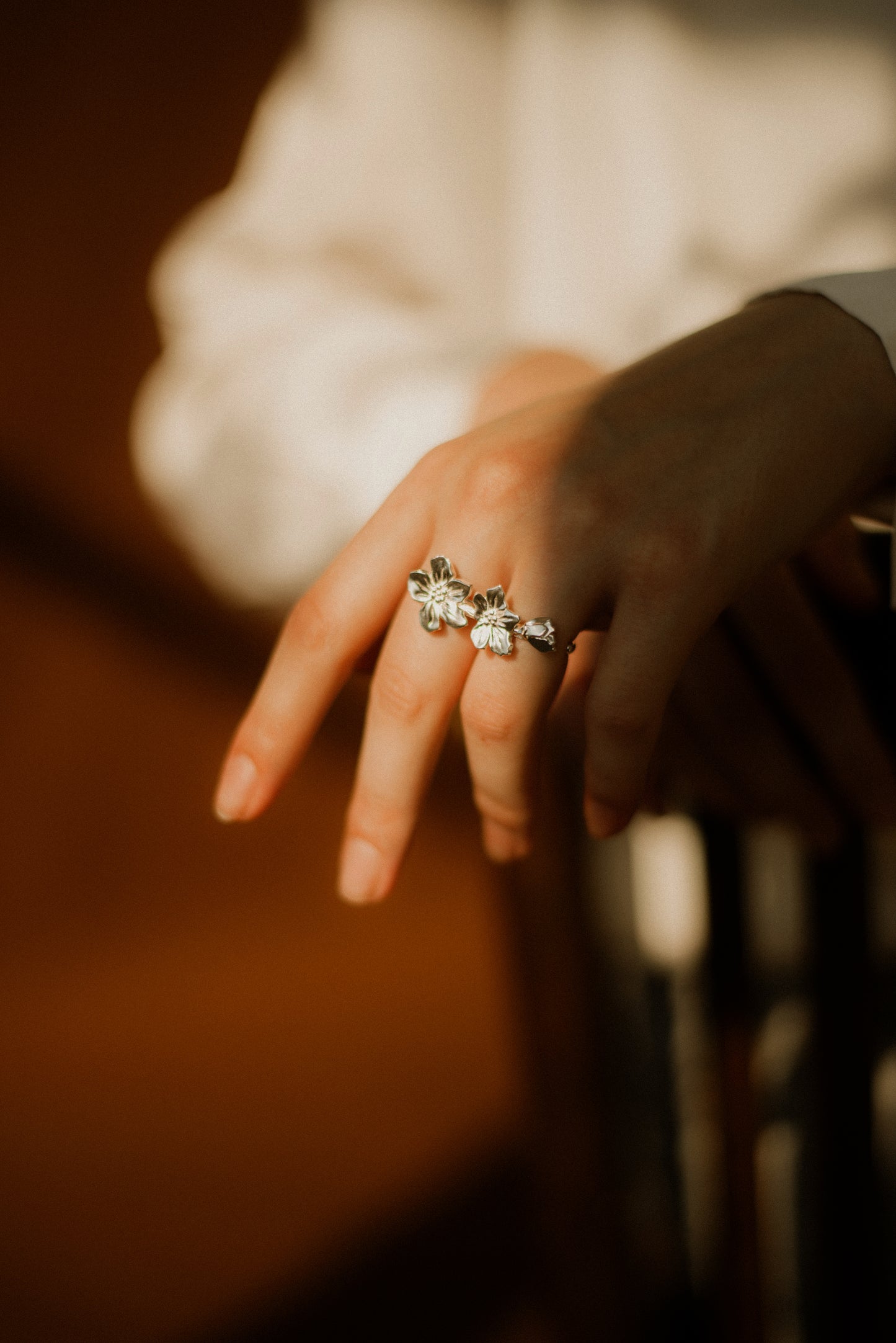 Каблучка TSVIT срібло з родіюванням