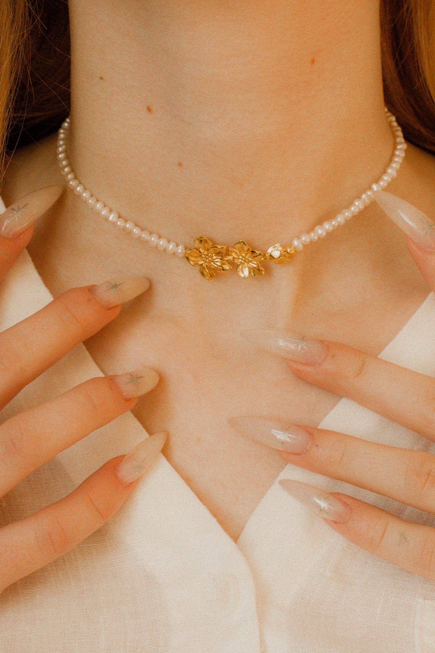 Чокер TSVIT срібло з позолотою